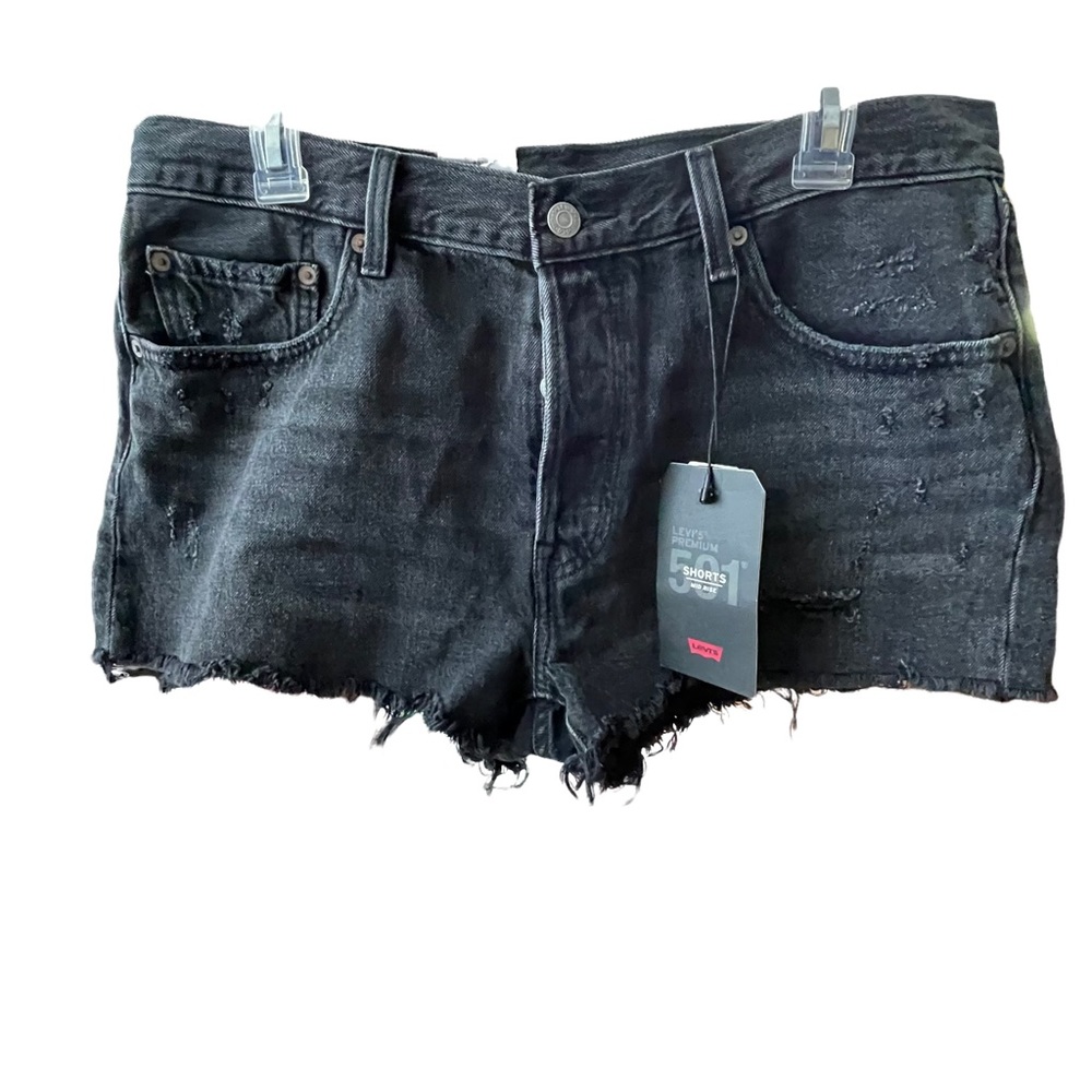 Levi’s premium mid rise 501 shorts 32 - Picture 1 of 9